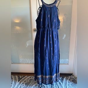 XXL Lapogee flora boho maxi dress